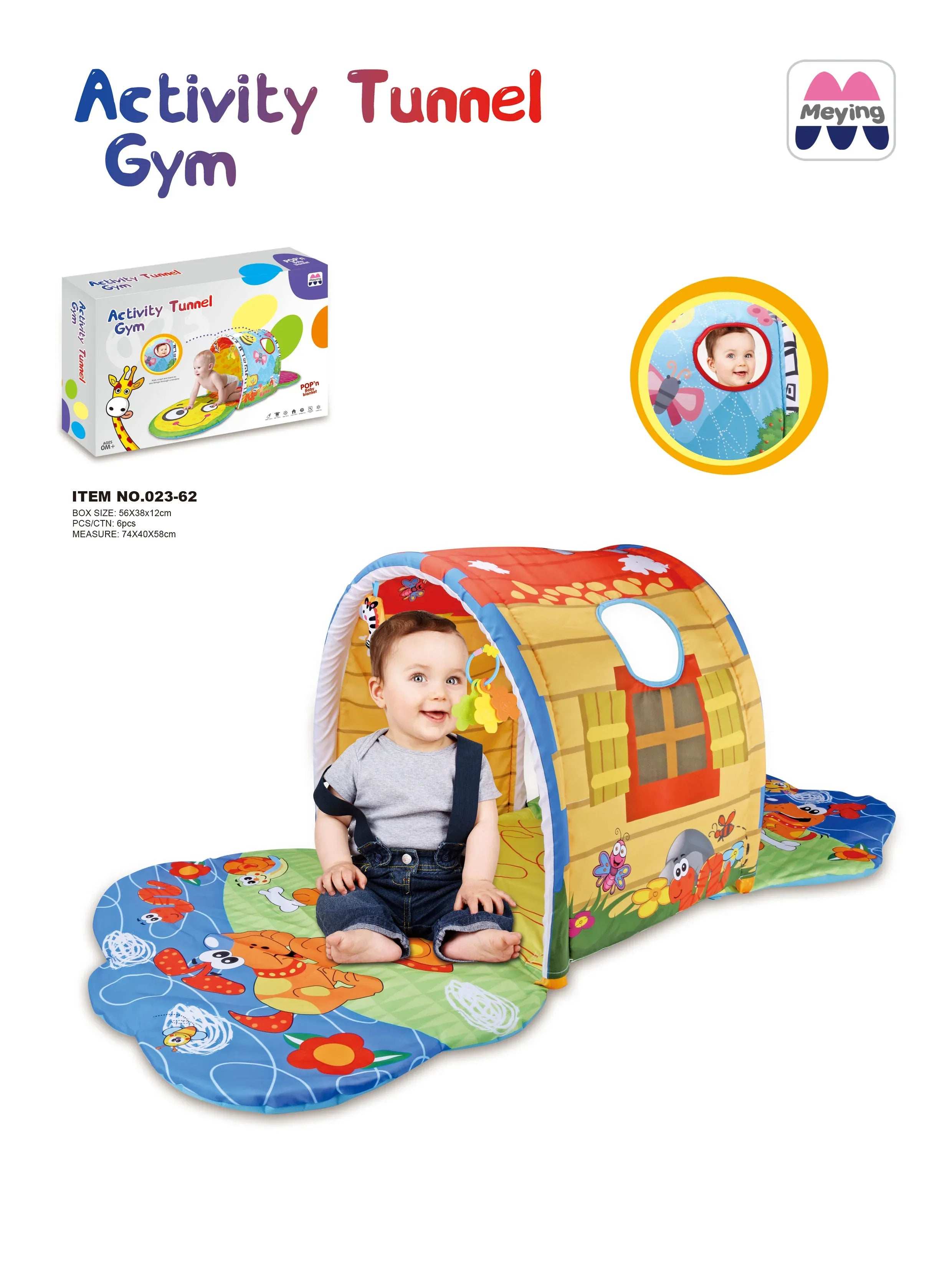 Meying Activity Tunnel Playmat for kids in Kuwait